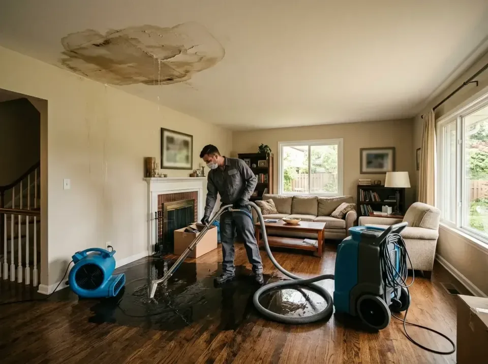 attic-pipe-burst-ceiling-drip-008 — frequently asked questions, Water Damage Restoration & Carpet Care in Knob Noster, MO